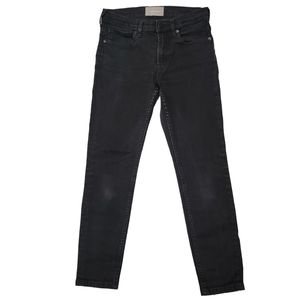 Everlane Ankle Black Wash High Rise Relaxed Leg Jeans 26